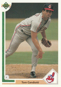 1991 Upper Deck #218 Tom Candiotti VG Cleveland Indians 