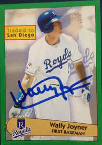 Wally Joyner Autographed 1996 Panini Stickers #188