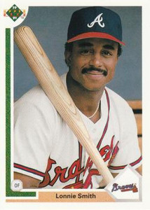 1991 Upper Deck #305 Lonnie Smith VG Atlanta Braves 