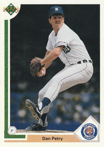 1991 Upper Deck #316 Dan Petry VG Detroit Tigers 
