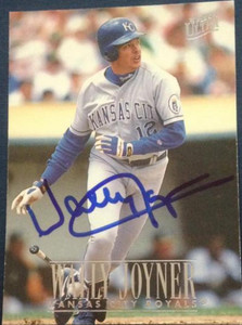 Wally Joyner Autographed 1996 Fleer Ultra #72