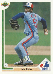 1991 Upper Deck #357 Mel Rojas VG Montreal Expos 