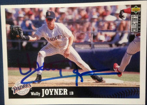 Wally Joyner Autographed 1997 Collector's Choice #445