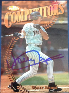 Wally Joyner Autographed 1997 Topps Finest #201