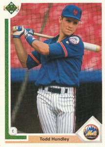 1991 Donruss #641 Todd Hundley VG New York Mets - Under the Radar Sports