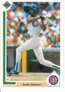 Andre Dawson Autographed 1989 Upper Deck Card #205 Chicago Cubs