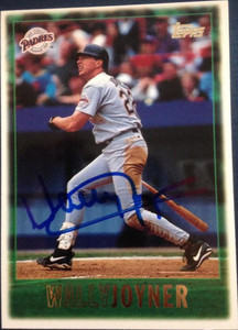 Wally Joyner Autographed 1997 Topps #132