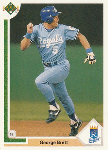 1991 Upper Deck #525 George Brett VG Kansas City Royals 