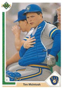 1991 Upper Deck #547 Tim McIntosh VG Milwaukee Brewers 