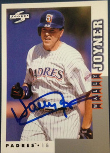 Wally Joyner Autographed 1998 Score Rookie & Traded #RT232