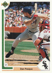 #446 Dan Pasqua - Chicago White Sox - 1990 Topps Baseball