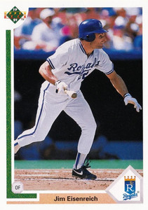 1991 Upper Deck #658 Jim Eisenreich VG Kansas City Royals 