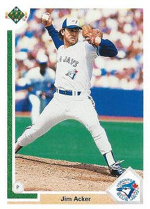 1991 Upper Deck #670 Jim Acker VG Toronto Blue Jays 