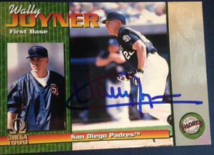 Wally Joyner Autographed 1999 Pacific Omega #204