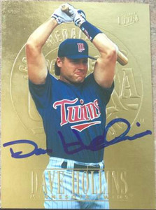 Dave Hollins Autographed 1996 Fleer Ultra Gold Medallion #374 Minnesota Twins Card