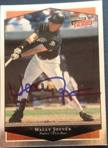 Wally Joyner Autographed 1999 Upper Deck Ultimate Victory #342