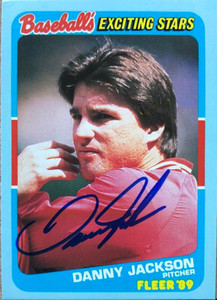 Danny Jackson Autographed 1989 Fleer Exciting Stars #25