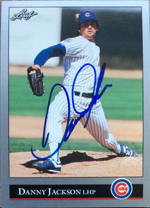 Danny Jackson Autographed 1992 Leaf #381