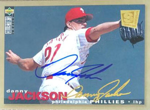 Danny Jackson Autographed 1995 Collectors Choice SE - Gold Signature #172