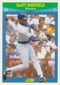 1990 Upper Deck #157 Gary Sheffield VG Milwaukee Brewers - Under the Radar  Sports