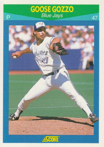 1990 Score Rising Stars #48 Mauro Gozzo VG Toronto Blue Jays 