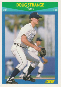 1990 Score Rising Stars #63 Doug Strange VG Detroit Tigers 