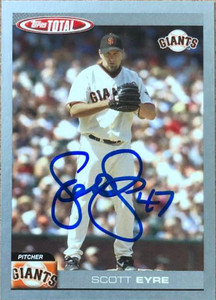 Scott Eyre Autographed 2004 Topps Total Silver #52