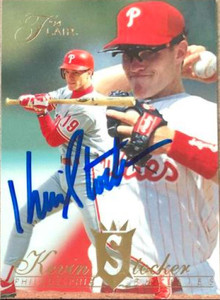 Kevin Stocker Autographed 1994 Flair #212