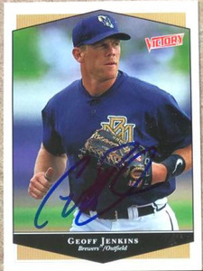 Geoff Jenkins Autographed 1999 Upper Deck Victory #216