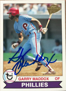 Garry Maddox Autographed 2004 Topps All-Time Fan Favorites #11