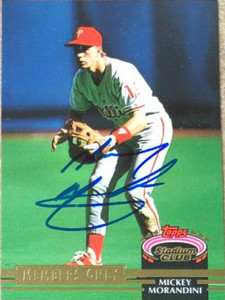 Mickey Morandini Autographed 1992 Stadium Club Members Only #NNO