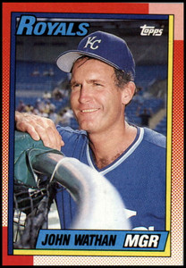 1990 Topps #789 John Wathan MG VG Kansas City Royals 