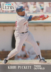 1991 Ultra #195 Kirby Puckett VG Minnesota Twins 
