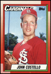 1990 Topps #36 John Costello VG St. Louis Cardinals 