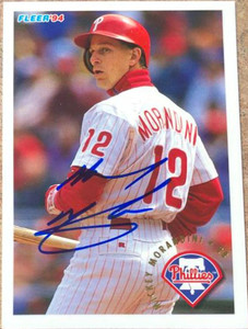 Mickey Morandini Autographed 1994 Fleer #596