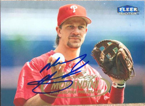 Mickey Morandini Autographed 1998 Fleer Tradition #270