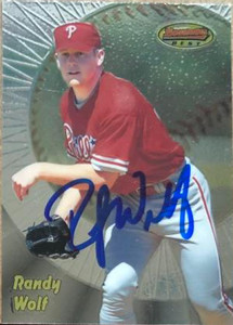 Randy Wolf Autographed 1998 Bowman's Best #158