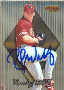 Randy Wolf Autographed 1999 Bowman's Best #135