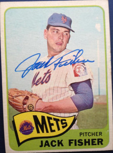 Jack Fisher Autographed 1965 Topps #93