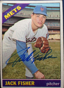Jack Fisher Autographed 1966 Topps #316