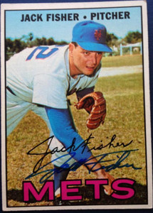 Jack Fisher Autographed 1967 Topps #533
