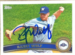 Randy Wolf Autographed 2011 Topps #14