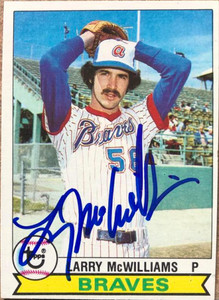 Larry McWilliams Autographed 1979 Topps #504