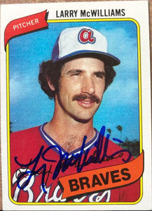 Larry McWilliams Autographed 1980 Topps #309