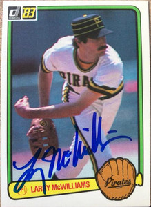 Larry McWilliams Autographed 1983 Donruss #45