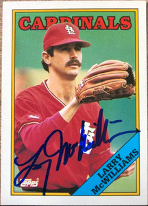Larry McWilliams Autographed 1988 Topps Traded #70T