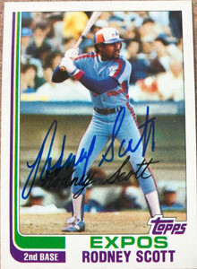 Rodney Scott Autographed 1982 Topps #259