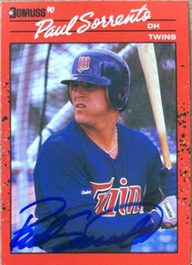 Paul Sorrento Autographed 1990 Donruss #626