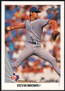 1990 Leaf #47 Kevin Brown VG Texas Rangers 
