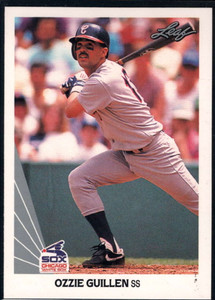 1990 Leaf #128 Ozzie Guillen VG Chicago White Sox 